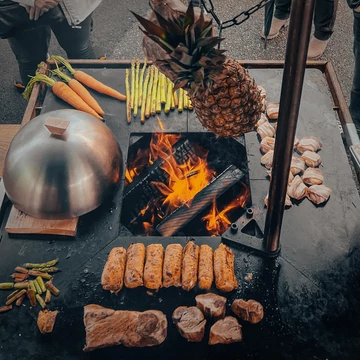 Grillsziget kerti sütő BBQ Flare grill