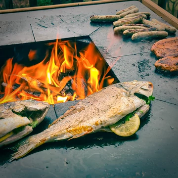 Grillsziget kerti sütő BBQ Flare grill