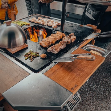 Grillsziget kerti sütő BBQ Flare grill