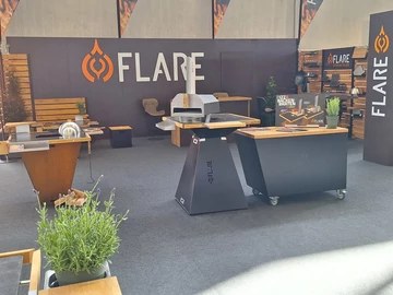 Grillsziget kerti sütő BBQ Flare grill