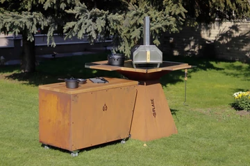 Grillsziget kerti sütő BBQ Flare grill