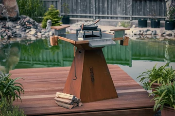 Grillsziget kerti sütő BBQ Flare grill