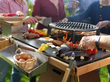 Grillsziget kerti sütő BBQ Flare grill