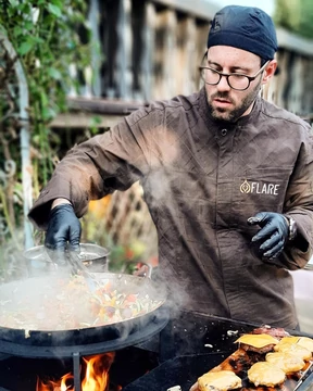 Grillsziget kerti sütő BBQ Flare grill