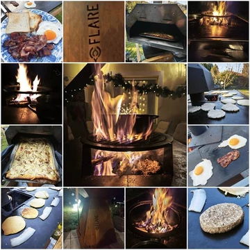 Grillsziget kerti sütő BBQ Flare grill